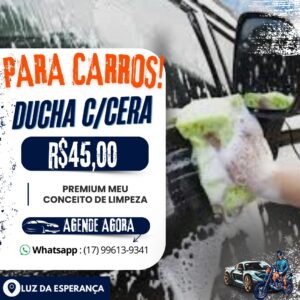 Carro ducha c/cera